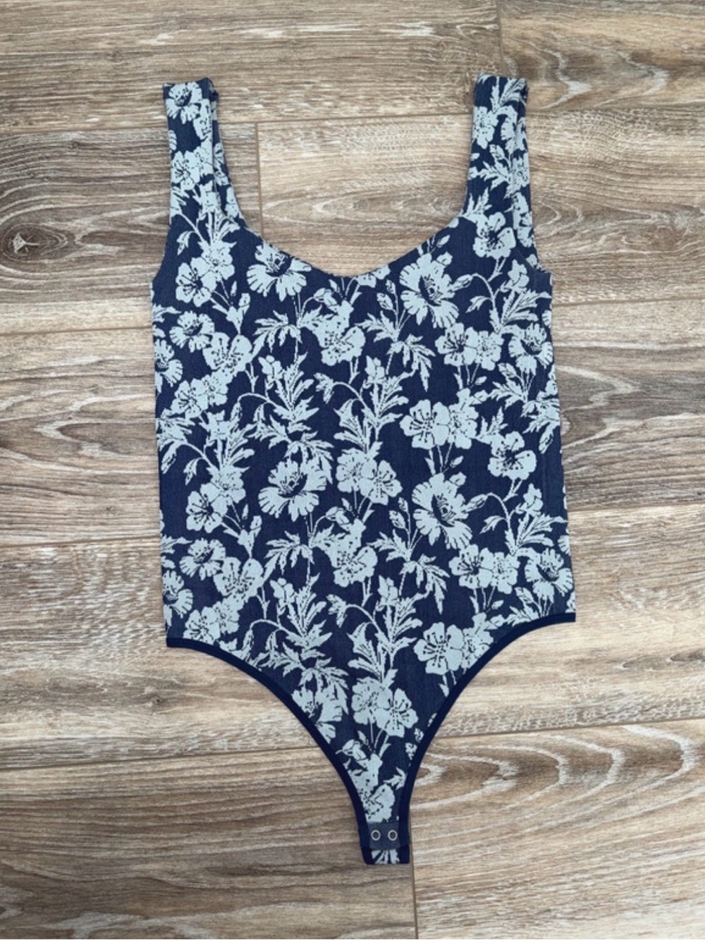 Free People Floral Bodysuit